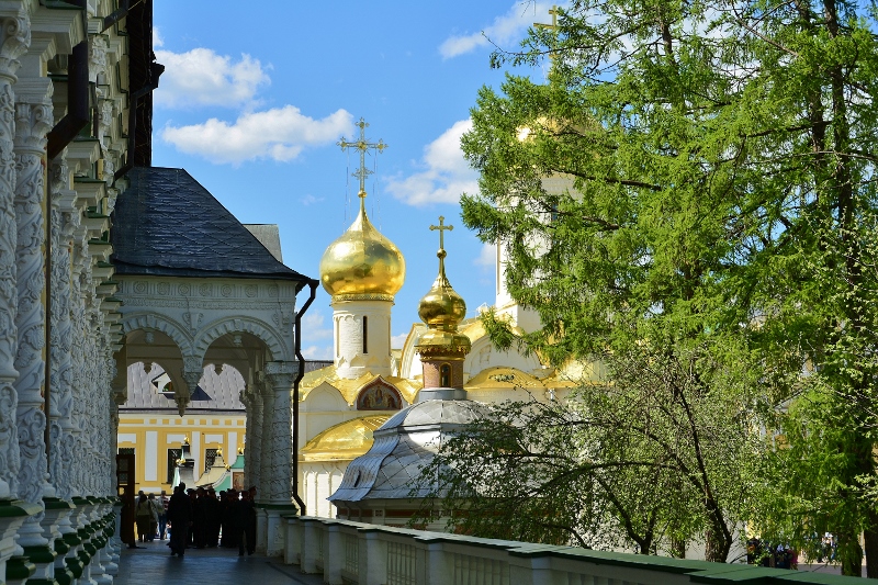 In der Klosteranlage Sergiev Possad