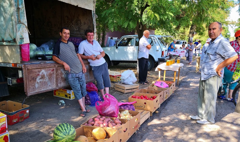 Markt in Prikalausskii
