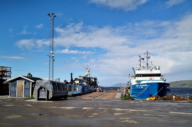 Der russische Hafenteil von Kirkenes